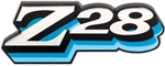 1978 Grille Emblem, "Z28" Logo, BLUE