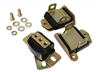 1967 - 1972 SBC / BBC Engine Motor Mounts and Transmission Mounts Set, Polyurethane, 2-5/8" Short and Wide