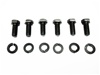 1967 - 1981 Camaro Engine Motor Mount Bolts Set, Block Side, 6 Bolts and 6 Lock Washers