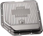 1967 - 1981 Transmission Pan, Automatic Turbo 350, Chrome, Finned