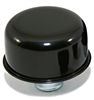 Valve Cover Breather Cap, Black Push-In, 1" Diameter