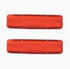 1967 - 1968 Small Block Chevy Valve Covers, Orange Classics