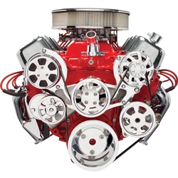 1967 - 2002 Camaro Tru Trac Serpentine System, Big Block WITH A/C WITHOUT P/S