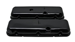 1967 - 1981 Camaro Big Block 396, 427, 454 OE Style Valve Covers, BLACK STEEL, Tall Height