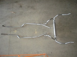 1969 Exhaust System, Small Block, Stainless Steel, OE Style