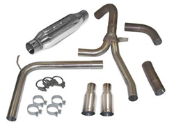 1998 - 2002 Camaro Exhaust System, Loud Mouth 1 for LS1 with 3.5 Inch Slash Tips