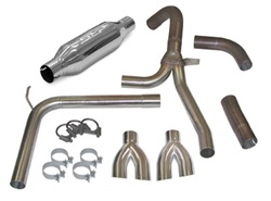 1998 - 2002 Camaro Exhaust System, Loud Mouth II for LS1 with 2.5 Inch Dual Splitter Tips