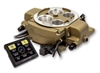 Holley Sniper EFI Quadrajet 4 Barrel Fuel Injection Conversion Self-Tuning Kit with Handheld EFI Monitor, Classic Gold Finish