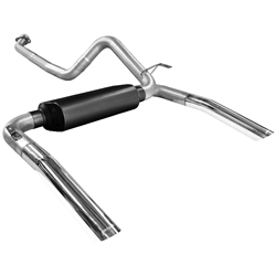 1986 - 1991 Camaro Exhaust System (Flowmaster American Thunder), Cat Back, Aluminized, With 3 Inch Converter Flange