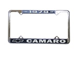 License Plate Frame, 1979 Camaro Bowtie
