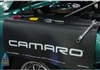 Officially licensed by General Motors, Camaro Logo Fender Gripper Cover Mat