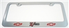 License Plate Frame, Custom Engraved, "Z/28" with Bowtie Logos