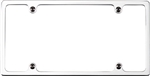 Billet Specialties Slimline License Plate Frame, Polished or Satin Black Finish