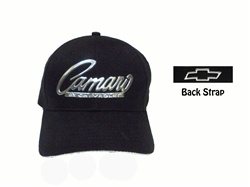 Camaro Hat Baseball Cap, Camaro By Chevrolet in Liquid Chrome