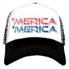 New 'MERICA Trucker Hat Red, White, and Blue Baseball Cap