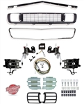 1969 Camaro Rally Sport Conversion Grille Kit with DSE Electric Motors, 122001 / 122003