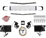 1967 - 1968 Camaro Rally Sport Grille Conversion Kit with DSE Electric Motors, 122002 / 122004