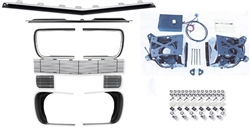 1967 - 1968 Camaro Electric RS Billet Aluminum Grille Kit, Rally Sport Conversion with Electric Motor Upgrade, Preassembled