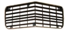 1972 Camaro Black Standard Grille, 3994764