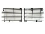 1970 - 1973 Camaro Billet Aluminum Rally Sport Grille Set, All Black