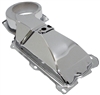 1967 - 1969 Heater Box Firewall Cover, Big Block Engine without Air Conditioning, Custom Chrome