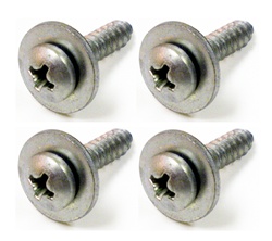 1967 - 1977 Camaro Rear Seat Back Mounting Screws, Lower Portion of Upper Seat Back, 4 Pieces | Camaro Central
