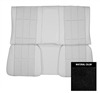 1977 Camaro Rear Deluxe Back Seat Covers Set, Vinyl with Vinyl Inserts