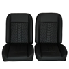 1967 - 1969 Camaro Low Back Bucket Sport Mod II Seat Set, Vinyl, Narrow