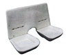 Image of a 1982 - 1992 Camaro Rear Seat Foam Set, Solid Back