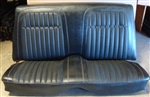 1969 Camaro Deluxe Interior Rear Seat Assembly, Hardtop Coupe, Mint Black, Original GM Used