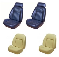 1969 Camaro Custom TMI Original Sport Seat Front Seat Covers and Foam Set, Deluxe Comfortweave