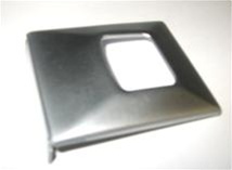 1967 - 1968 Camaro Seat Belt Buckle Cover, Deluxe, Stainless | Camaro Central