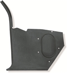 1967 - 1968 Camaro Kick Panel with Air Conditioning, Black LH 7664685