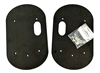 1967 - 1969 Camaro Kick Panel Door Flapper Seals Set with Rivets