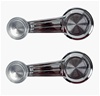 1967 - 1981 Window Crank Handles with Clear Knobs, Pair