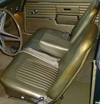 1967 - 1968 Camaro Standard Interior Front Bench and Rear Seat Covers Set