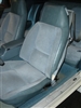 1979 Camaro Front Bucket Seat Covers Set, Deluxe or Berlinetta, Vinyl with Cloth Inserts