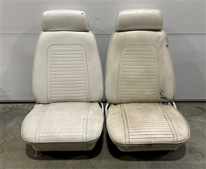 1969 Camaro Front Bucket Seats Assembly Set, Original GM Used
