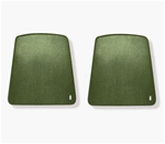 1969 - 1970 Camaro Front Bucket Seat Back Panels, Dark Green | Camaro Central