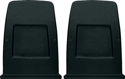 Image of 1973 - 1978 Camaro Front Bucket Seat Back Panels, Black Pair