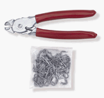 Hog Ring and Pliers Tool Upholstery Installation Set, Premium Quality with Angle Option