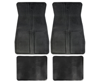 1973 - 1981 Camaro Floor Mats Set, Original GM Style, Black