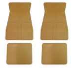 1973 - 1981 Camaro Floor Mats Set, Original GM Style, Camel Tan