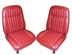 1969 Camaro Front Bucket Seat Assemblies Set, Deluxe, Comfortweave, Pre-Assembled, Headrests Not Included | Camaro Central