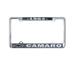 1984 License Plate Frame, 1984 CAMARO with Bowtie
