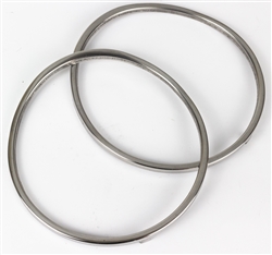 1969 Camaro Rally Sport Parking Light Lens Trim Rings Set, Pair