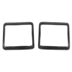 1967 Park Light Housing Gaskets Set, Rally Sport, Molded Rubber, Pair