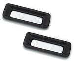 2010 - 2011 Camaro Reverse Light Bezels GM Licensed - Black