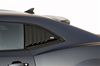 2010 - 2015 Camaro Black Quarter Window Louvers, Pair