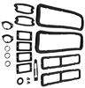 1968 Camaro Exterior Lens Gaskets Set, Standard Grille, Paint and Light Lenses